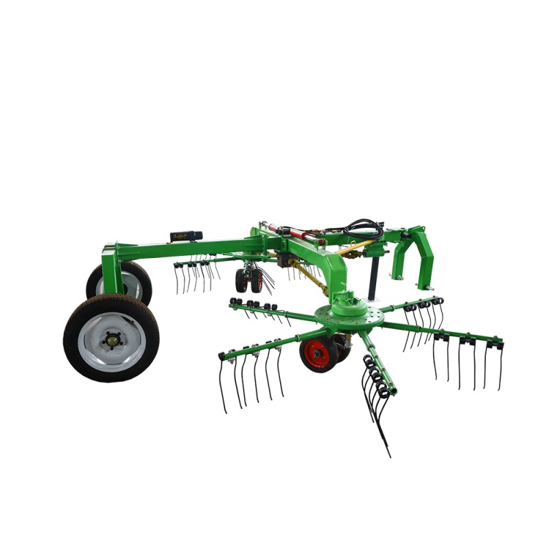Multi Tine Tractor Pto Rotary Disc Hay Rake