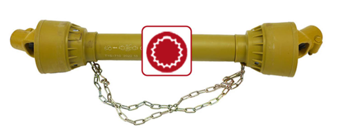 ท่อ Spline แบบม้วนเพลา PTO