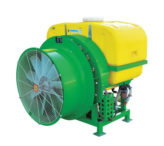 เครื่องพ่นอากาศ Orchard แบบรถแทรกเตอร์